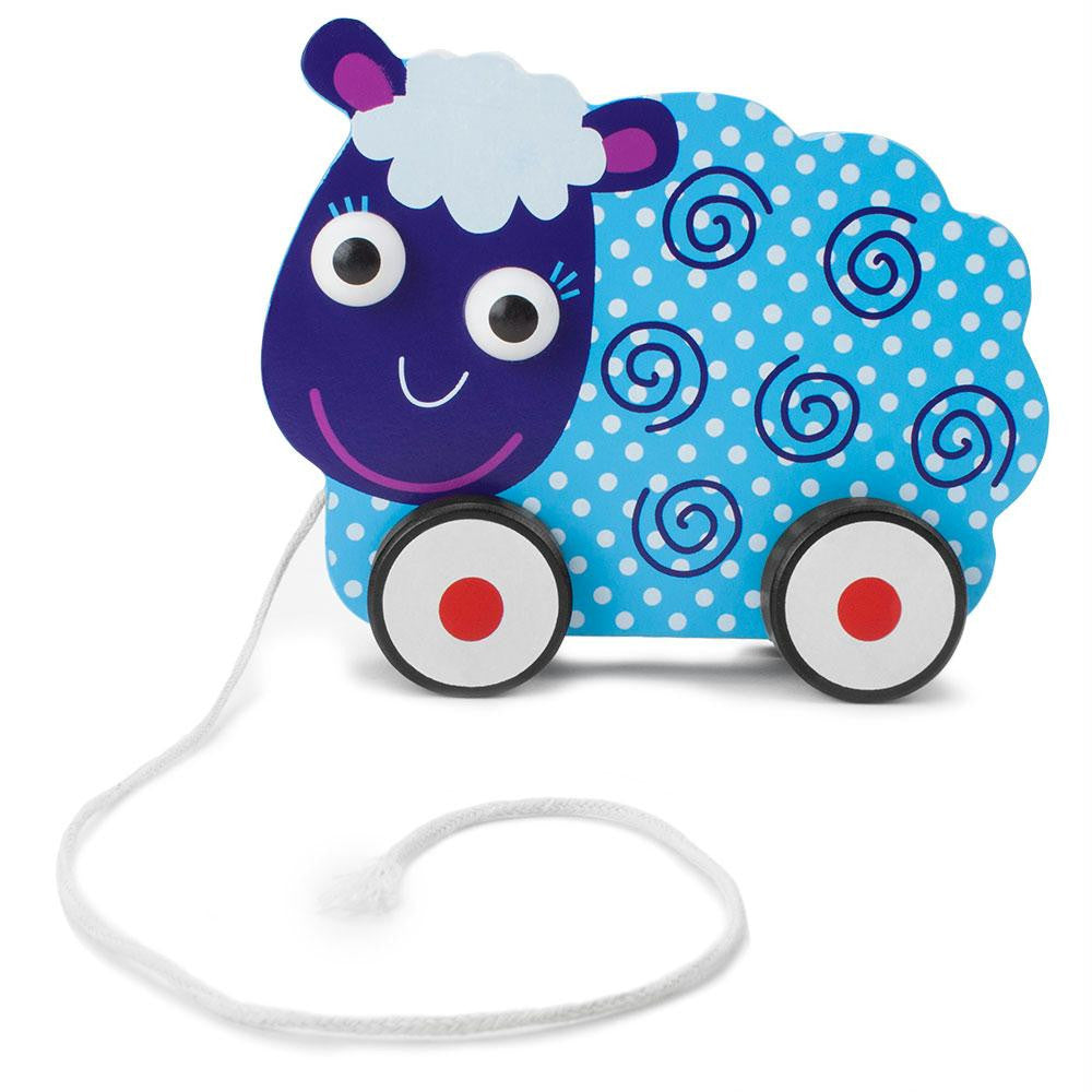 Push-n-Pull Swirly Sheep