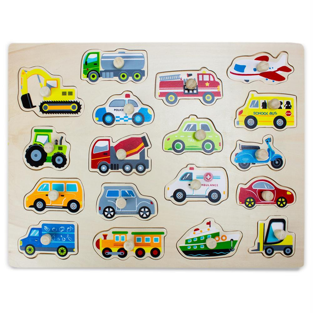 Jumbo People Movers Peg Puzzle