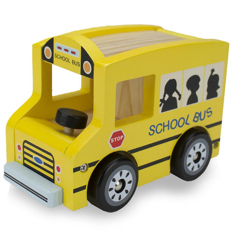 Wooden Wheels School Bus