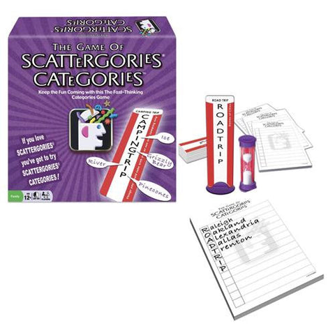 Scattergories Categories Board Game